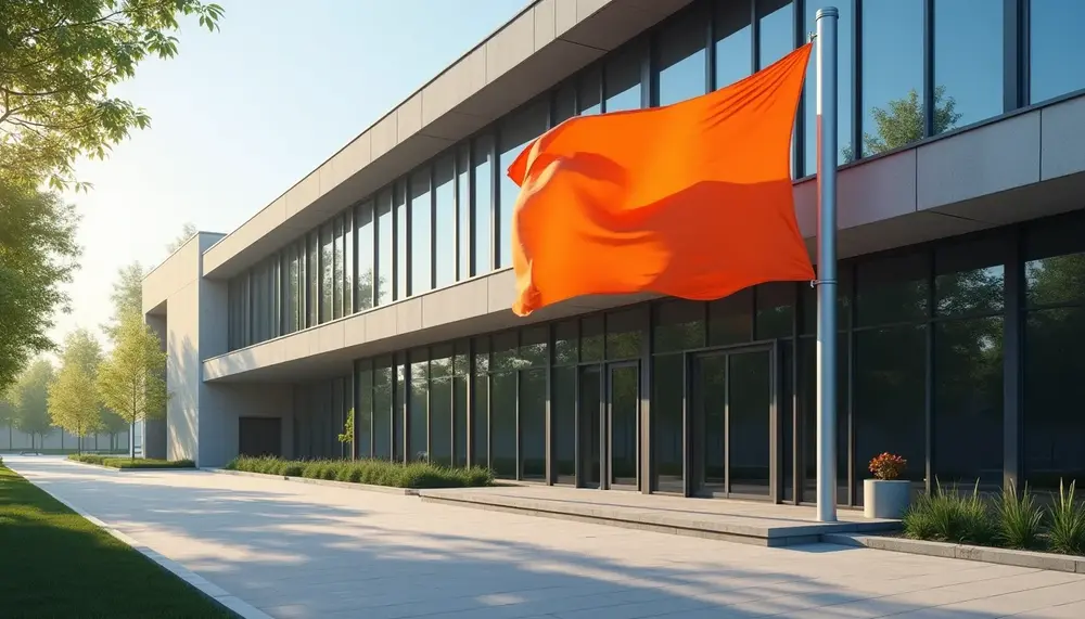 Außenwerbung Fahne: Warum sie Ihr Unternehmen ins Auge fallen lässt