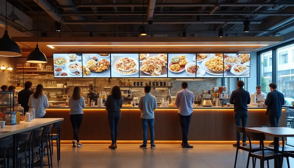 Digital Signage QSR: Die Revolution der Schnellrestaurant-Werbung