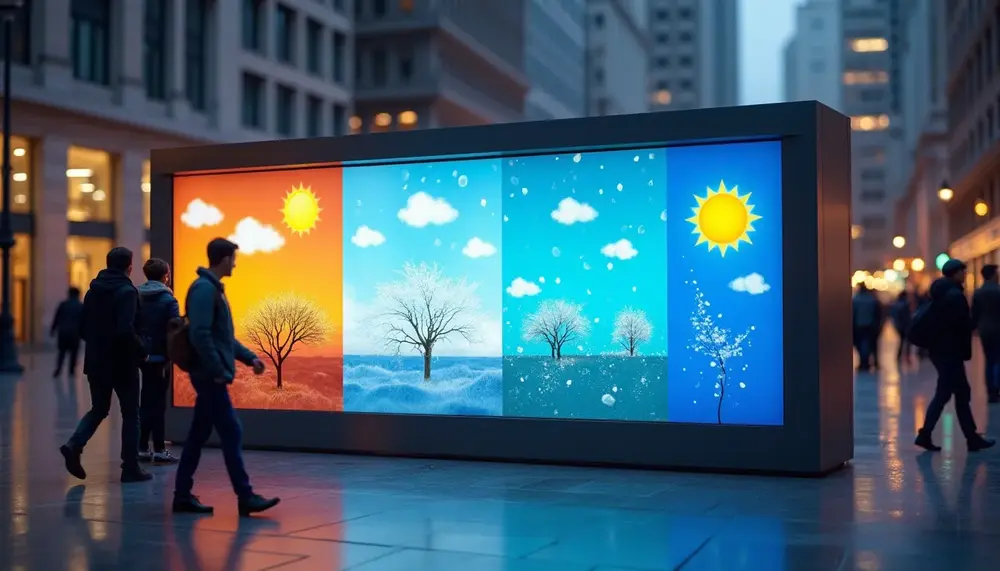 Digital Signage Weather: So nutzen Sie Wetterdaten für Ihre Displays