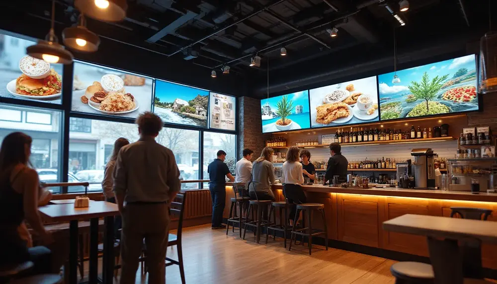Wie Digital Signage für Ihr Franchise wirkungsvolle Werbung schafft